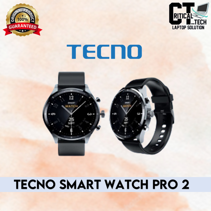 TECNO SMART WATCH PRO 2 DARK GREY GARANSI RESMI