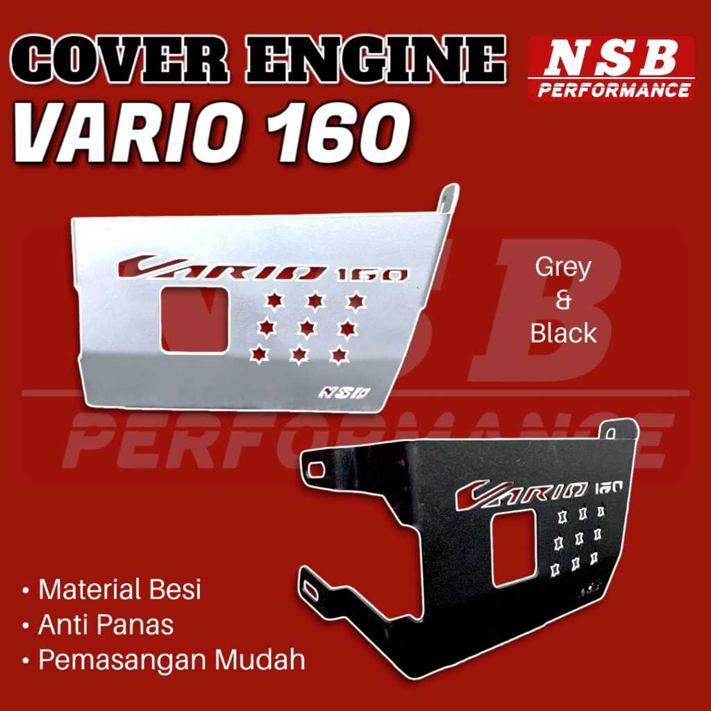 COVER PELINDUNG COVER MESIN HONDA VARIO 160 ENGINE GUARD VARIO 160 BAHAN BESI COVER ENGINE VARIO 160