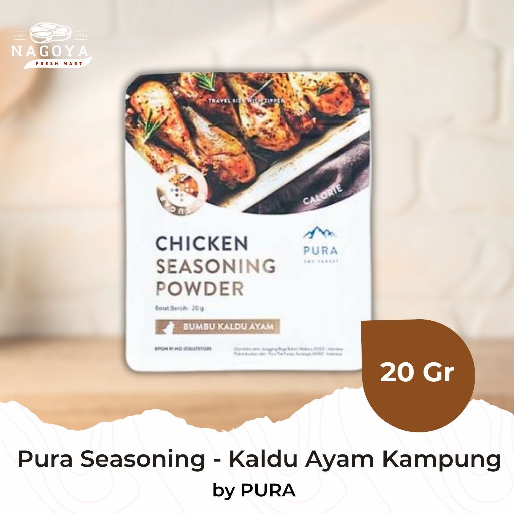 

Pura Kaldu Ayam Seasoning Powder - 20 GR - Kaldu Ayam MPASI Tanpa MSG