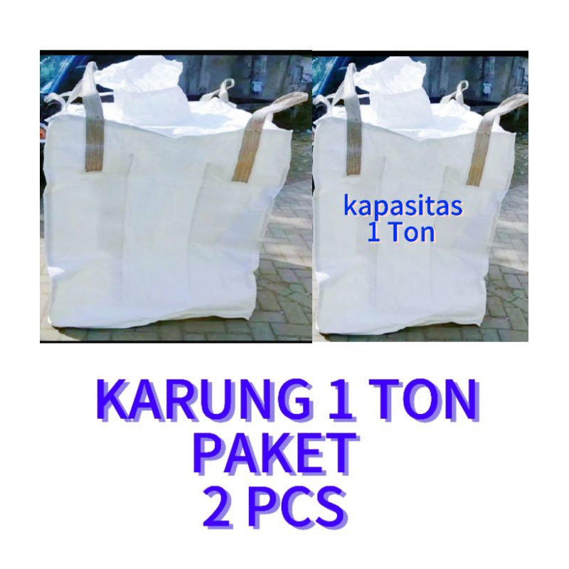 karung 1 ton paket 2 pcs bag karung 1ton karung besar karung jumbo