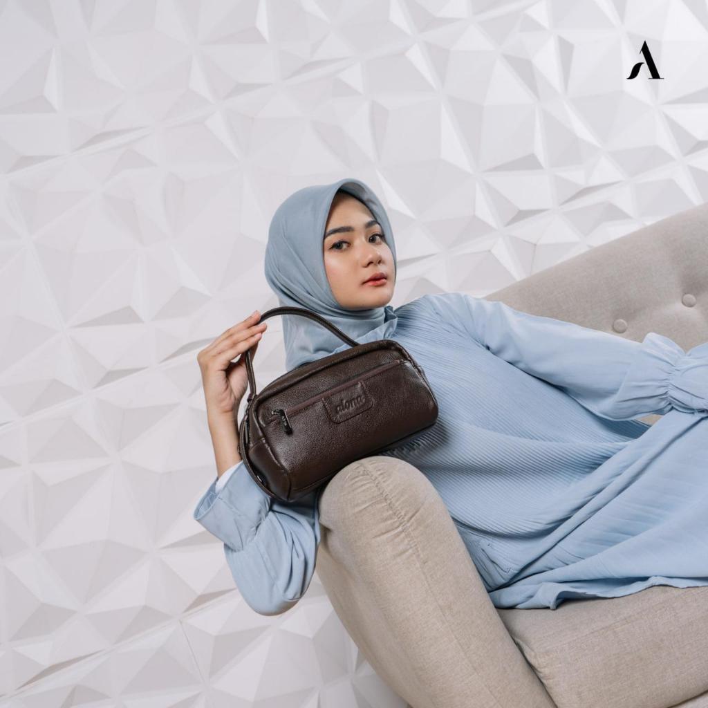 Tas Pouch Wanita Kulit Asli ALONA POUCH PREMIUM