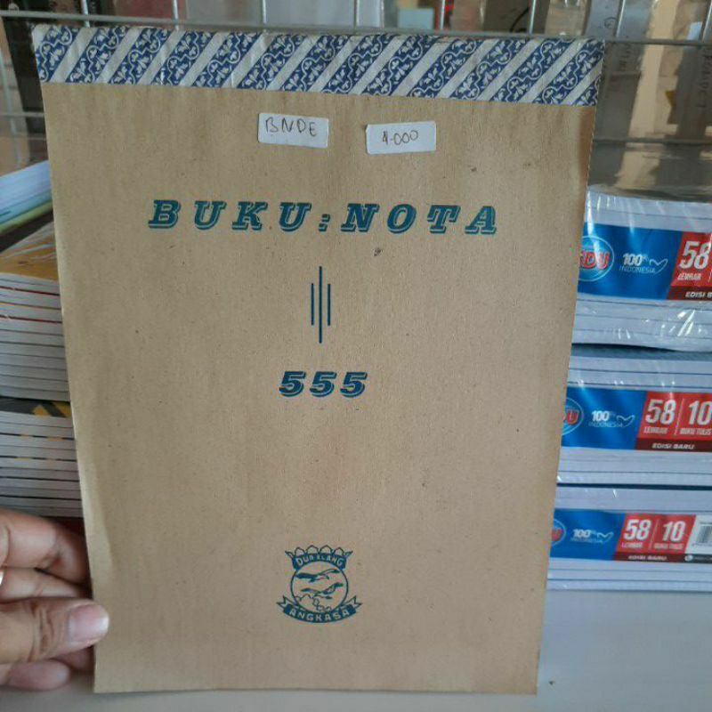 

Buku Nota Barang Cap 2 elang, Buku Nota