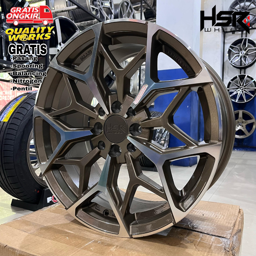 Velg Mobil Raize, Rocky, Ring 17 Velg Racing Modifikasi Hsr Wheel Myth-01