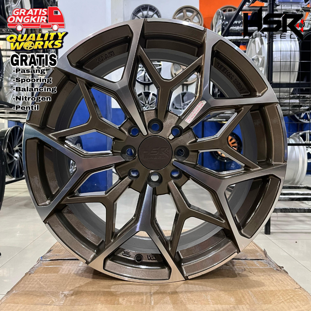 Velg Racing Ring 17 Mobil Mazda2, Yaris, City, Velg Modifikasi Hsr Wheel Myth-01