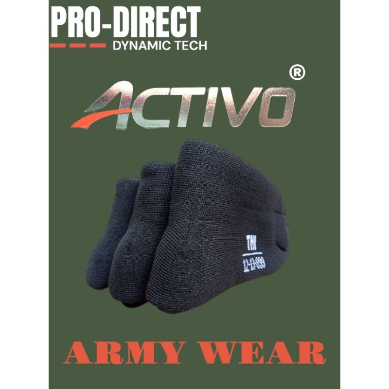 Kaos Kaki TNI Tebal Hitam Pria Original-Kuat & Nyaman