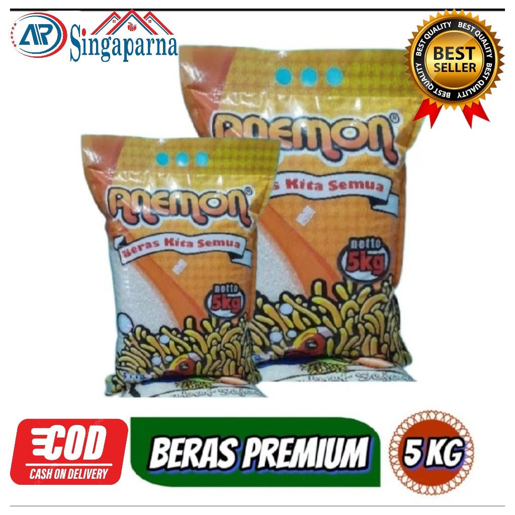 

BERAS ANEMON KEMASAN 5 KG & 1 KG KUALITAS DIJAMIN SESUAI PRODUK ASLI