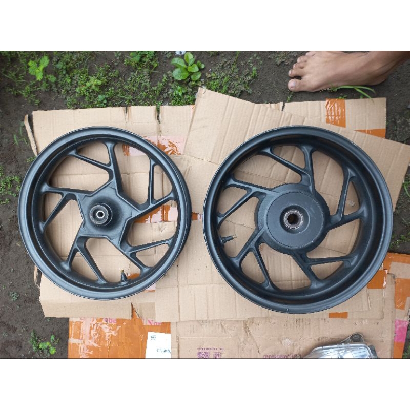 roda velg pelek wellset honda vario 160 new original asli ori