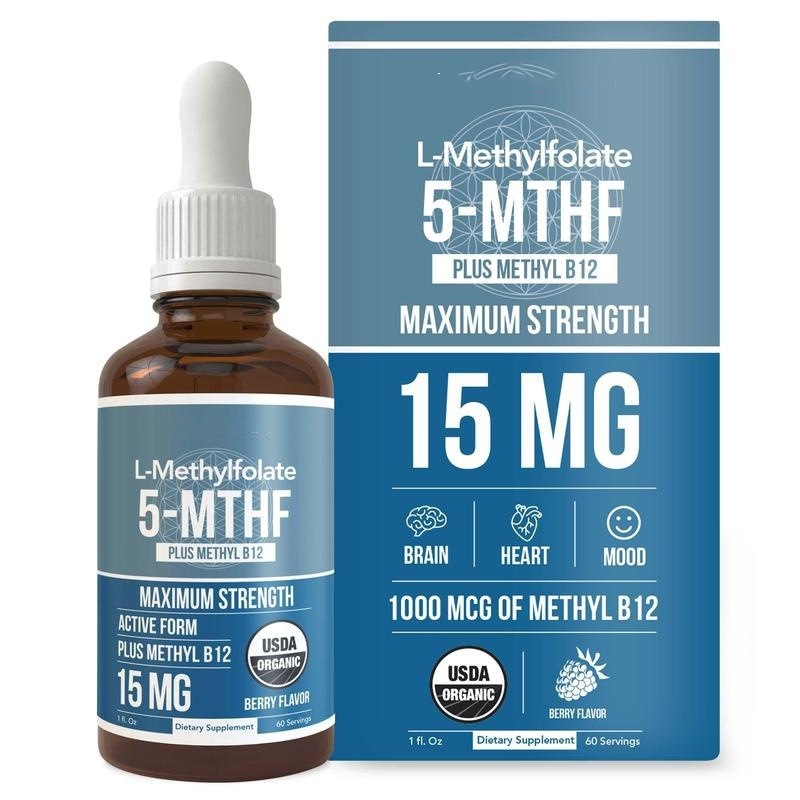 Vitamin B12 Tetes Asam Folat L-Metilfolat (15 mg) Ditambah Metil-B12 CO603