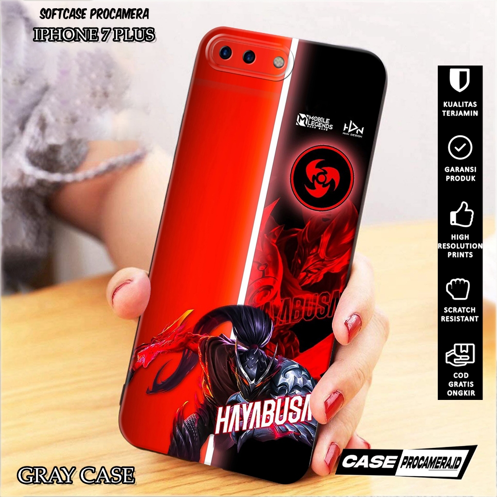 Case IPHONE 7 PLUS  - Casing IPHONE 7 PLUS  ( HERO MOBILE LEGEND)  - Kesing Hp - Casing Hp  - Case H