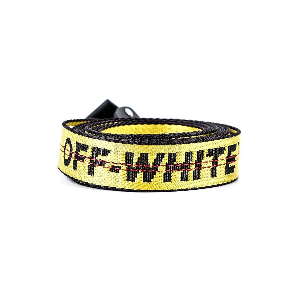 OFF WHITE MINI INDUSTRIAL BELT YELLOW BLACK