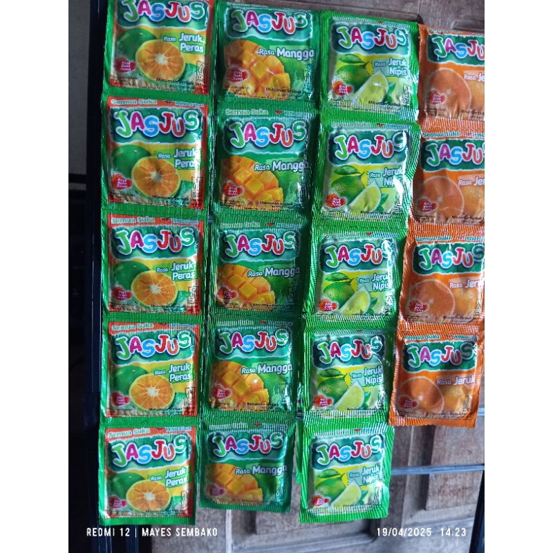 

JASJUS MINUMAN SERBUK INSTANT WINGSFOOD RENCENG ISI 10