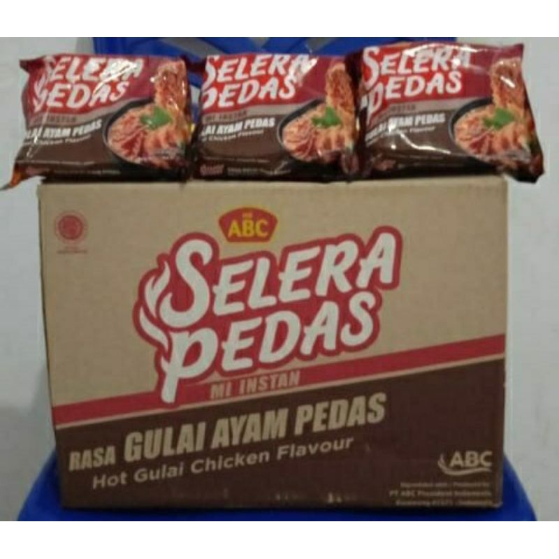 

Mie ABC Selera Pedas Gulai Ayam 1 dus isi 40 pcs
