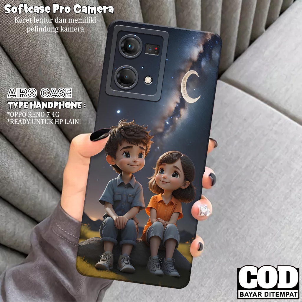 Case OPPO RENO 7 4G - Softcase OPPO RENO 7 4G - Fashion Case BUNGA - Casing OPPO RENO 7 4G - Softcas