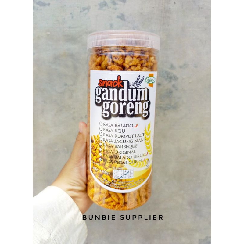 

Gandum Goreng Cemilan Snack Sehat Kemasan Tabung 400gr