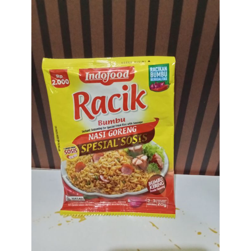 

Indofood Racik Bumbu Nasi goreng Spesial Sosis