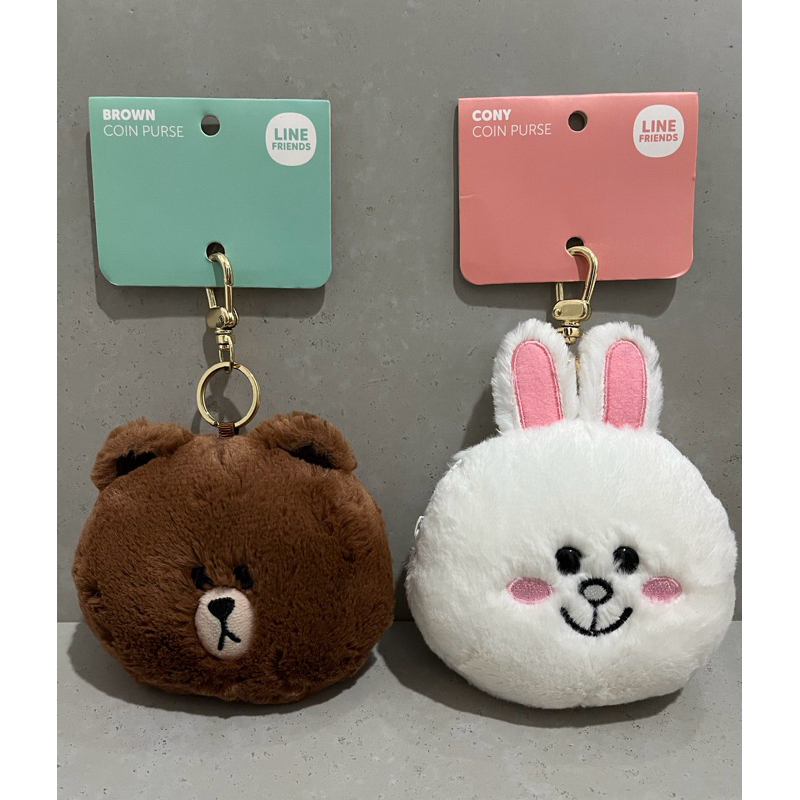 Coin Purse Dompet Koin Line Friends Lucu