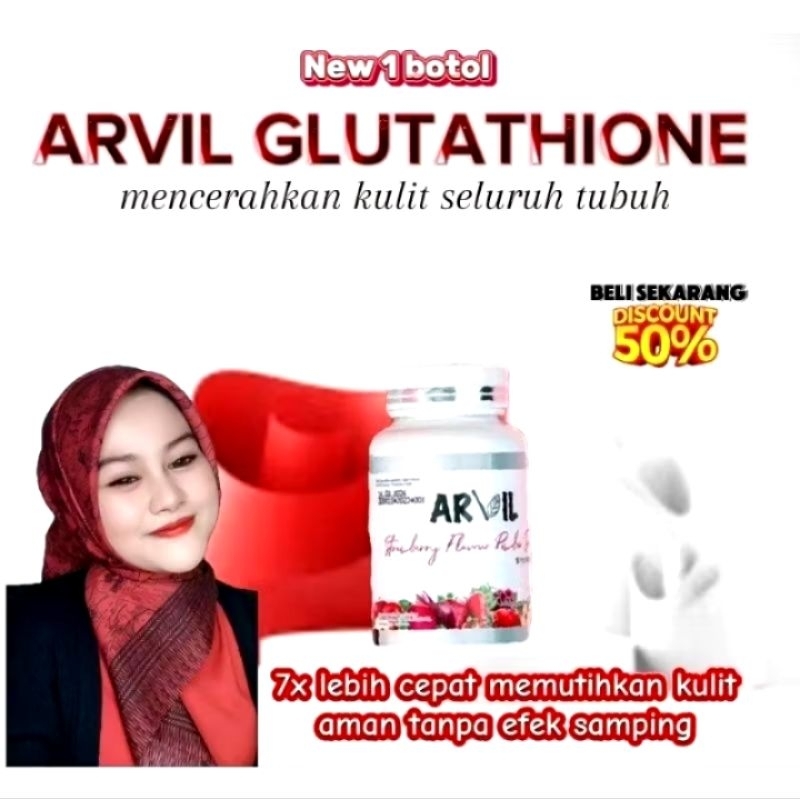 

(BISA COD) Arvil Gluta Drink Infus Whitening Minuman Kolagen Pencerah Kulit Ampuh Aman Untuk Busui Halal & BPOM