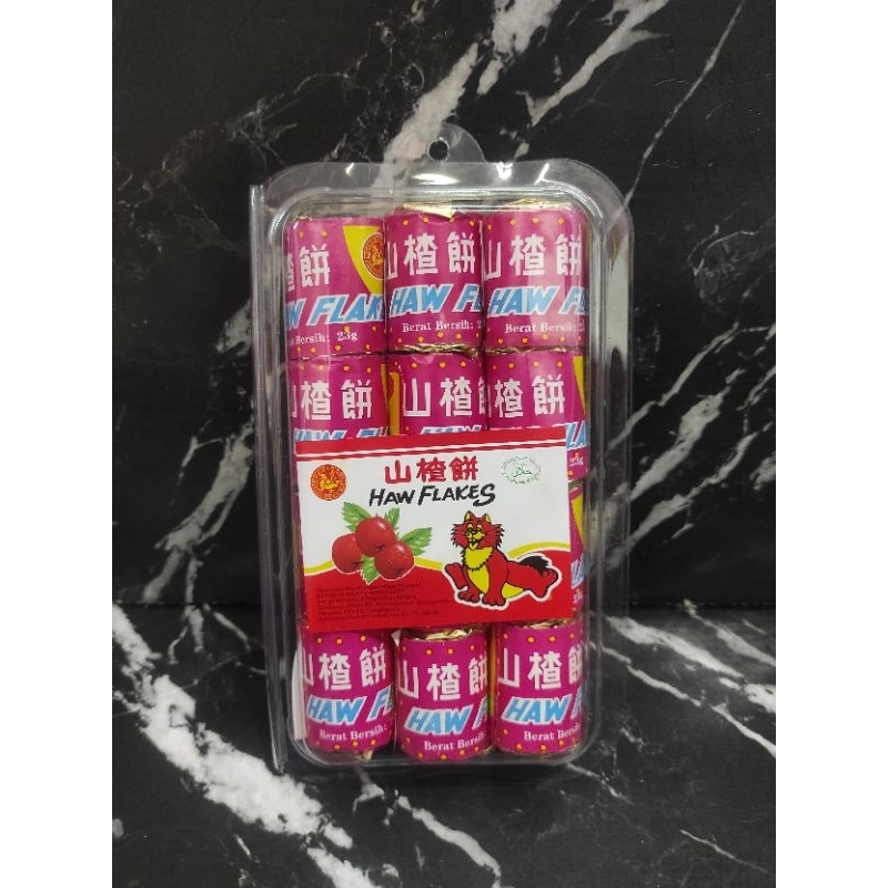 

MANISAN BUAH HAW (HAW FLAKES) 276gr 12pcs@23gr/manisan sanca bulat