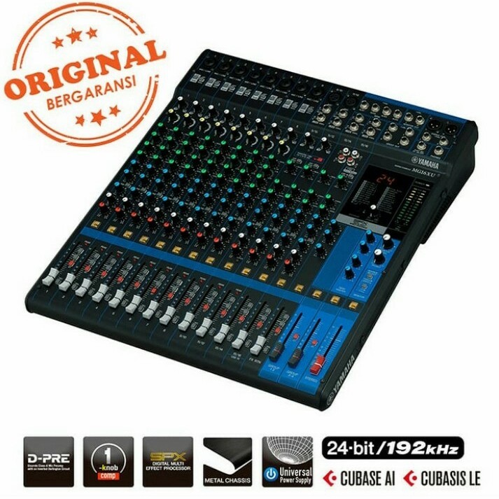 Mixer YAMAHA MG10XU 4 channel mono 3 stereo 100% Original Bergaransi