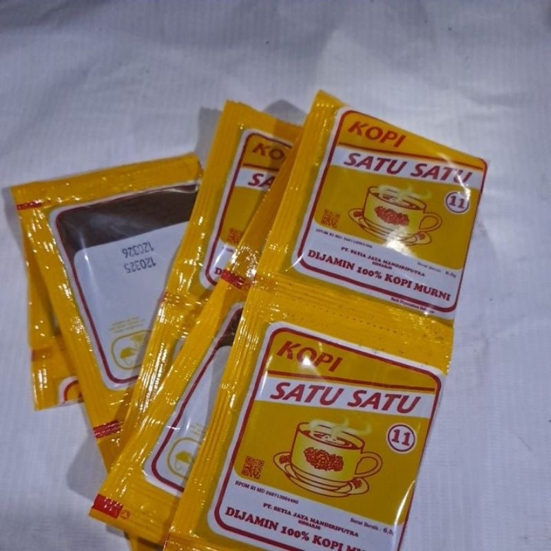 

Kopi bubuk satu satu sachet