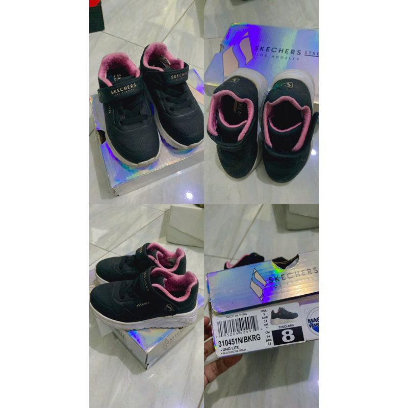 sepatu anak second skechers