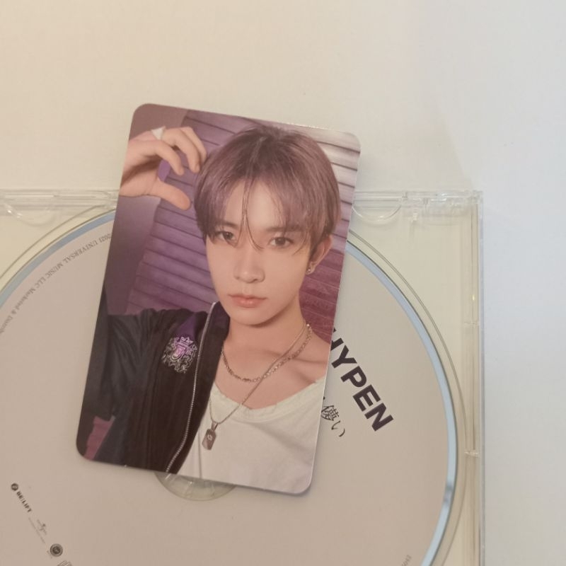 (READY free pc official) Photocard Official Heeseung Enhypen Benefit Kpop merch Kmerch lucky draw ld