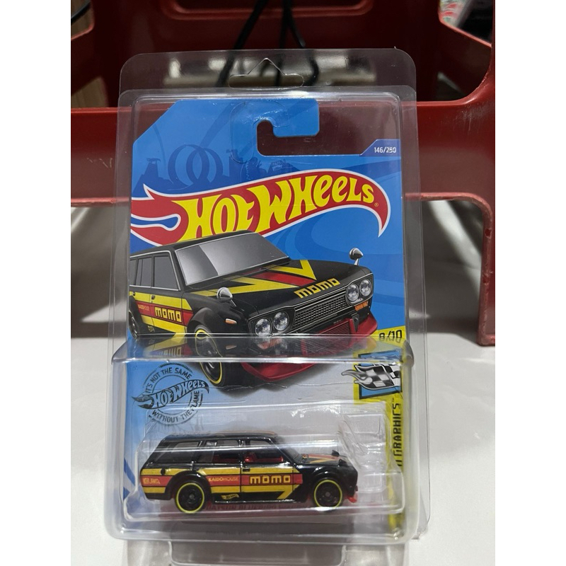 Hotweels DATSUN BLUEBIRD WAGON 510 | FREE PROTECTOR | BLACK | ORI 100%