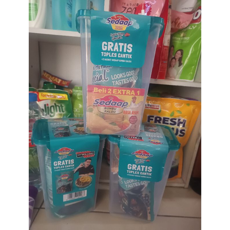 

kecap sedap hitam gratis toples + bumbu sedap 725 g