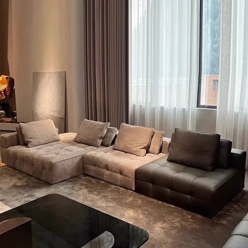 sofa L minimalis letter L sudut ruang tamu bed