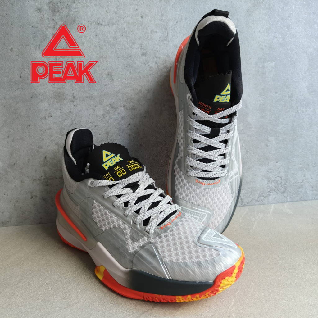 PEAK Basketball Shoes NBA OJ MAYO Flash 3.0 SILVER GOLD