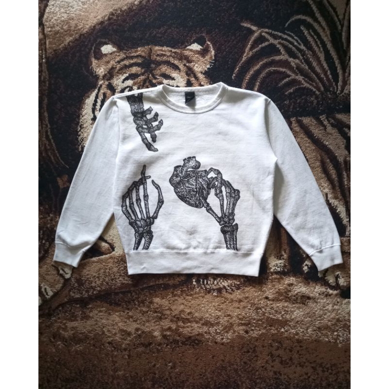 Crewneck Boxy Handpainting