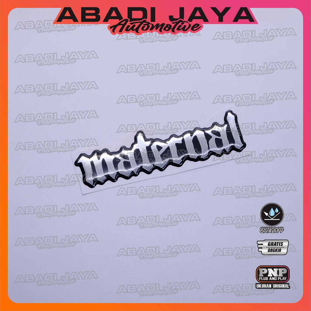 Emblem logo maternal / emblem timbul maternal / sticker maternal / stiker logo maternal / emblem 3d 