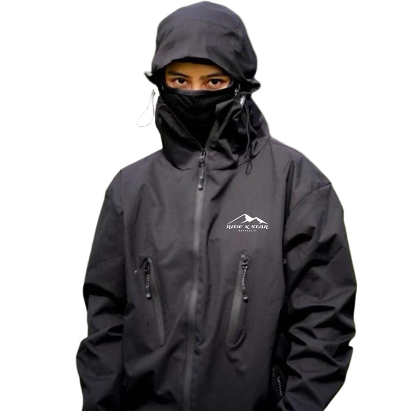 [siap kirim] jaket outdoor gopcore anti air/jaket gopcore pria hitam jaket gopcore/jaket premium Rid