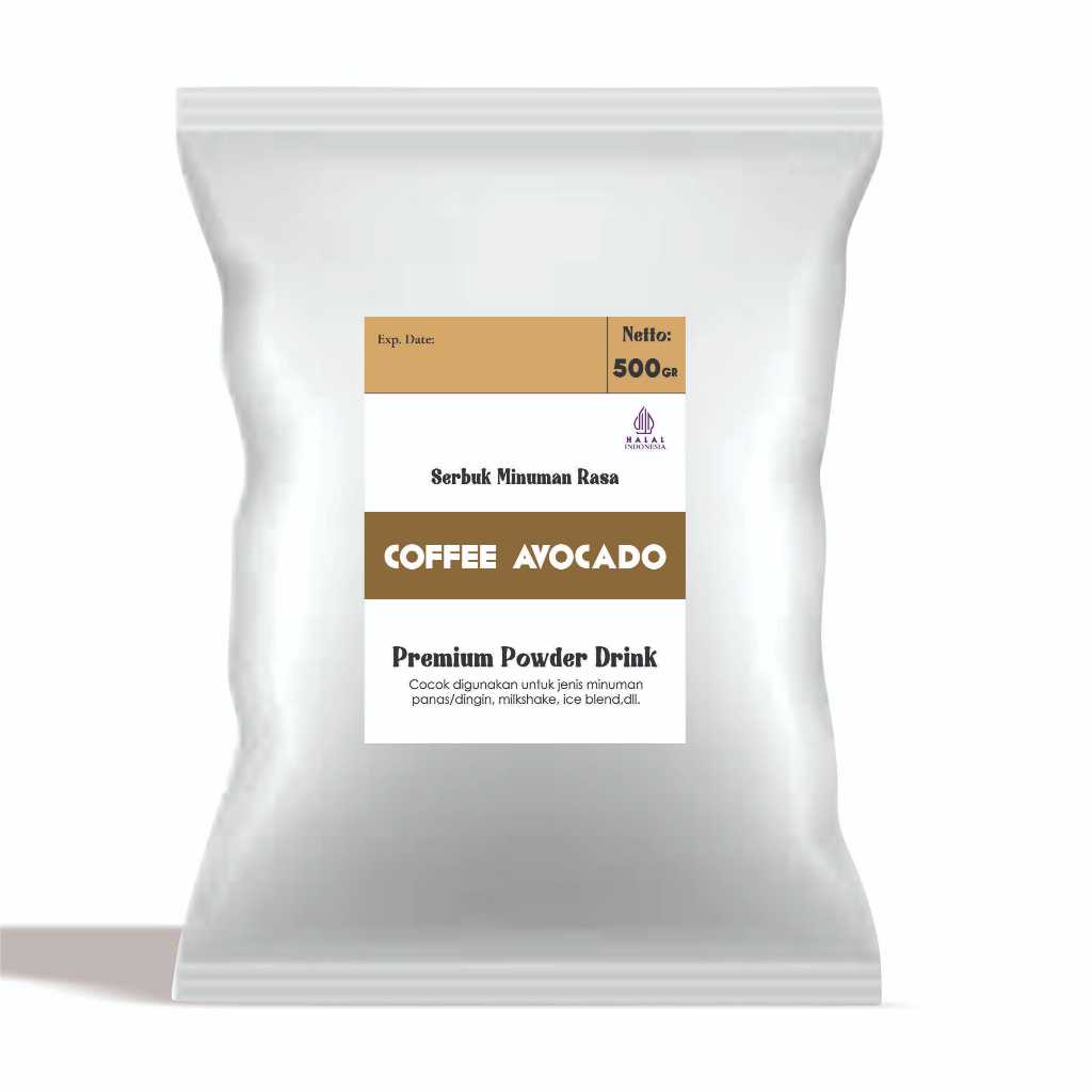 

BUBUK MINUMAN KOPI RASA COFFEE AVOCADO 500 GRAM