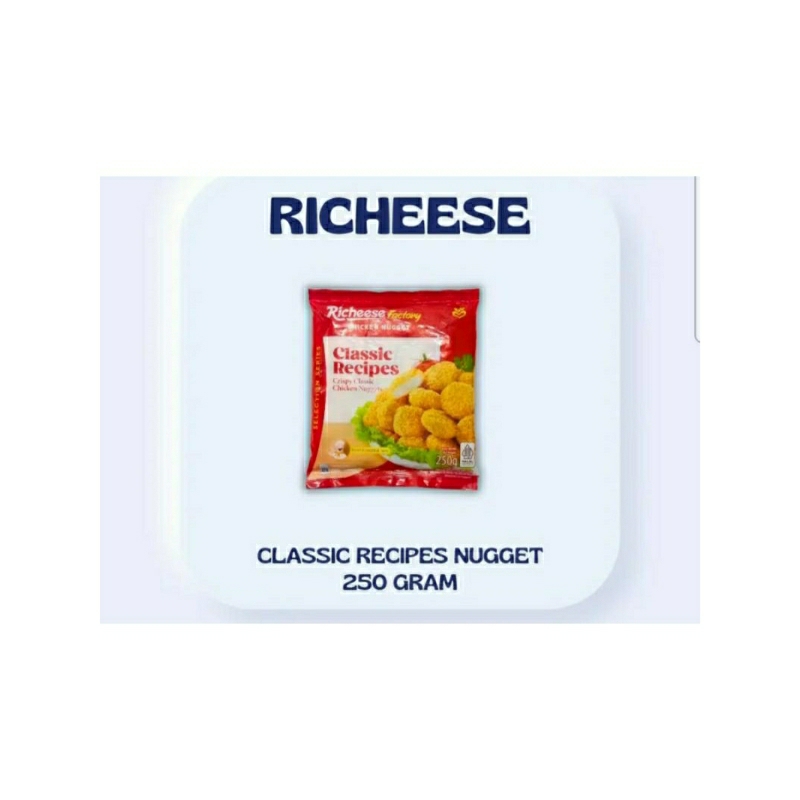 

Richeese Classic Recipes Nugget 250 gram