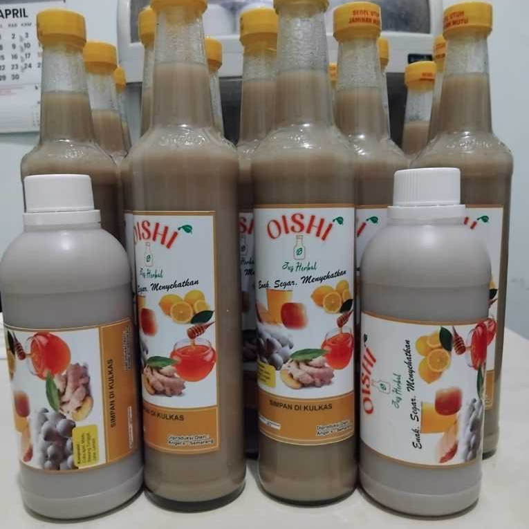 

Minuman Rempah OISHI | Jus Bawang Lanang 500 ml | Bawang Tunggal Jahe Merah Madu Asli Lemon Cuka Apel