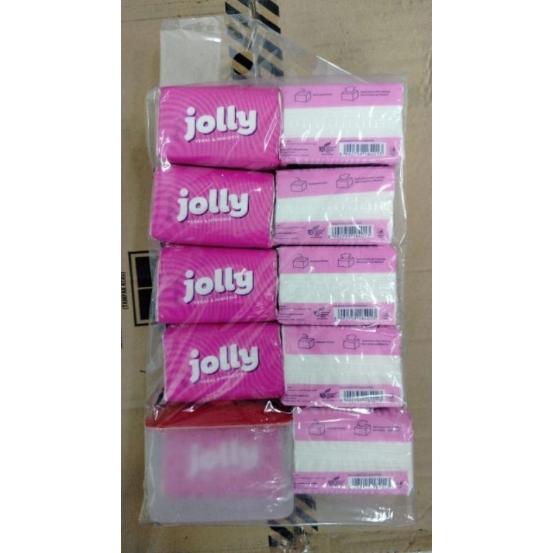 Jolly tissu pop up free kotak dus/1 paket isi 10