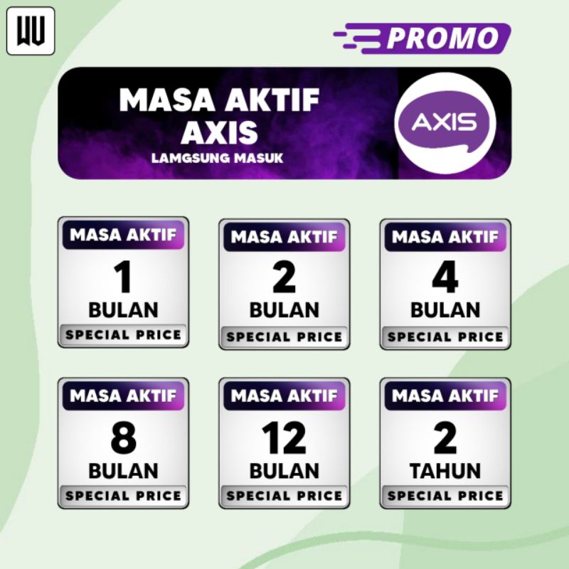 AXIS - PERPANJANG MASA AKTIF AXIS