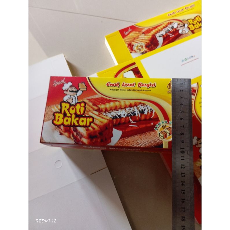 

Box Roti Bakar Motif Ukuran 20x9x7,5 Cm Isi 100 Pcs / Box Roti Bakar