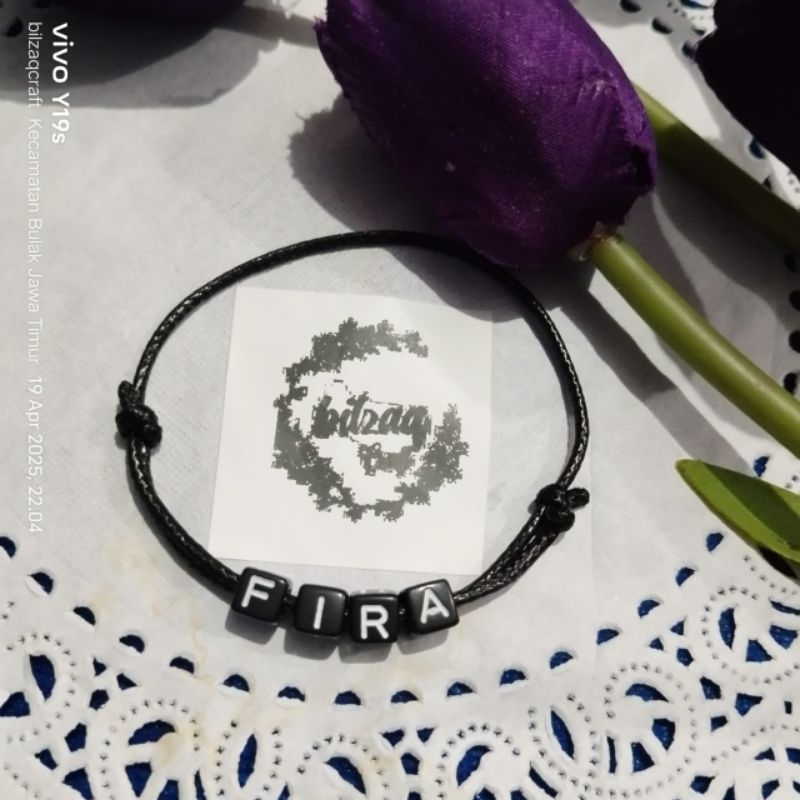 gelang nama, gelang Tali Korea 1.5mm