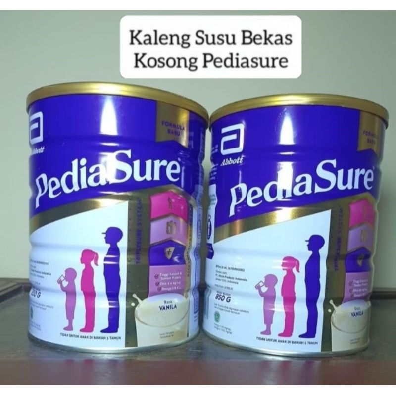 Kaleng Susu Bekas Kosong Pediasure / Kaleng Bekas Pediasure / Kaleng Bekas Susu