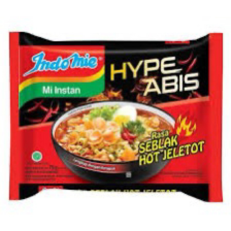 

Indomie seblak hot jeletot 75gr