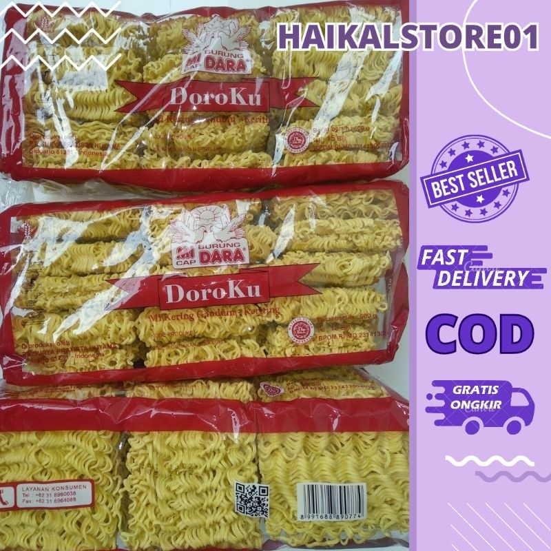 

Mie Cap Burung Dara merek Doroku