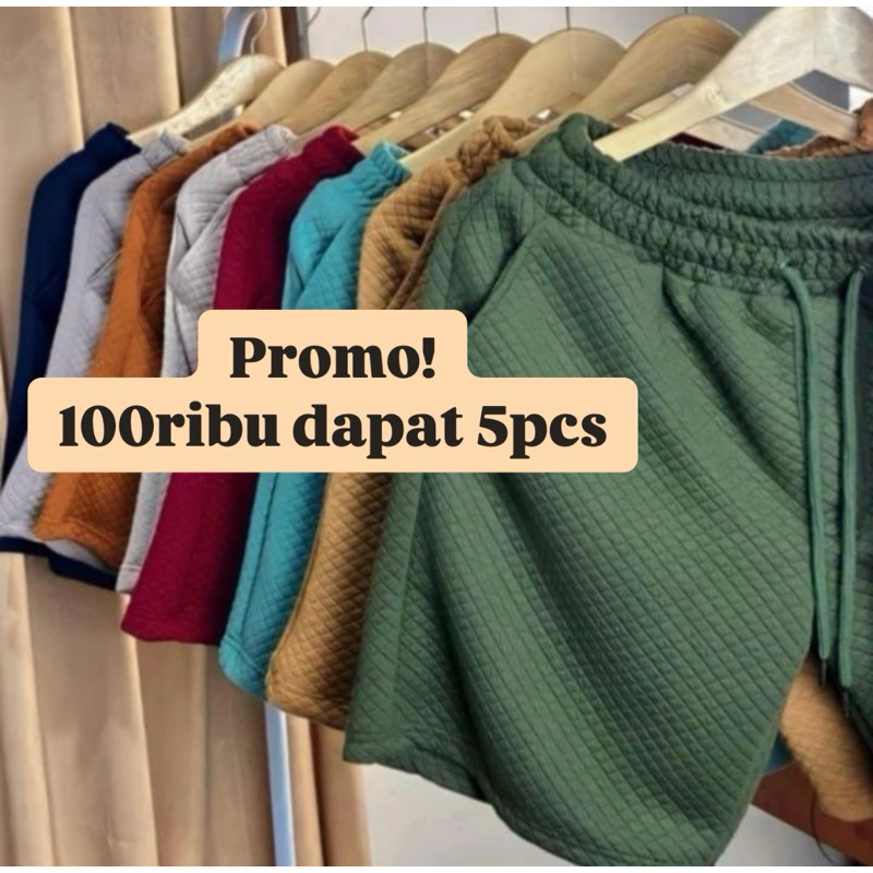 Gold.id || (PROMO PAKET HEMAT 5pcs) Celana Pendek Boardshort Comfy 100ribu 5pcs Celana Diamond Knitt