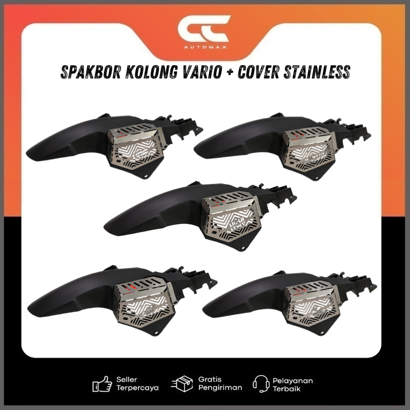 SPAKBOR KOLONG VARIO 125 150 OLD NEW + COVER RESERVOIR STAINLESS