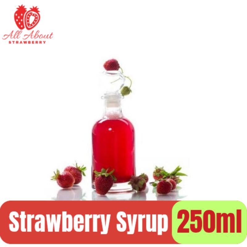 

Strawberry Syrup / Sirup Strawberry Asli