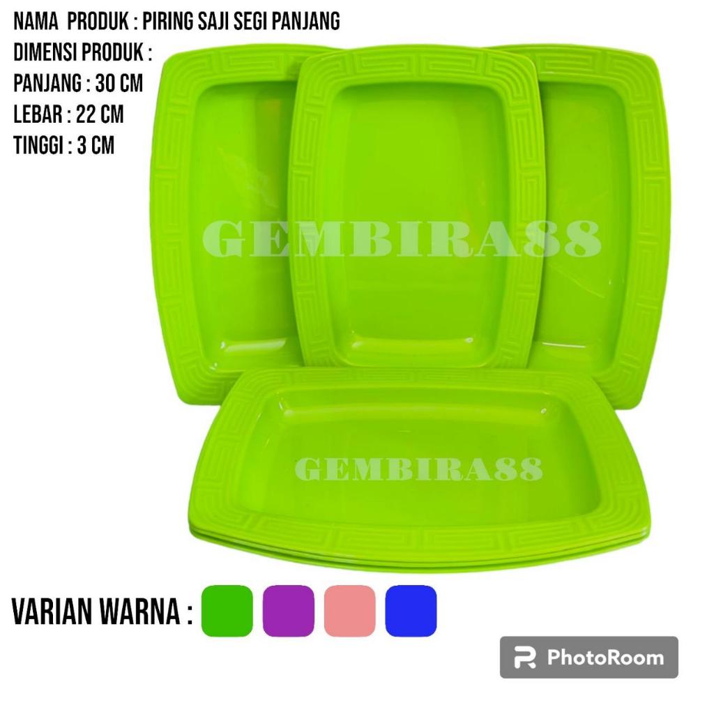 PIRING SAJI SEGI PANJANG / PIRING GURAME / PIRING SAJI SERBAGUNA