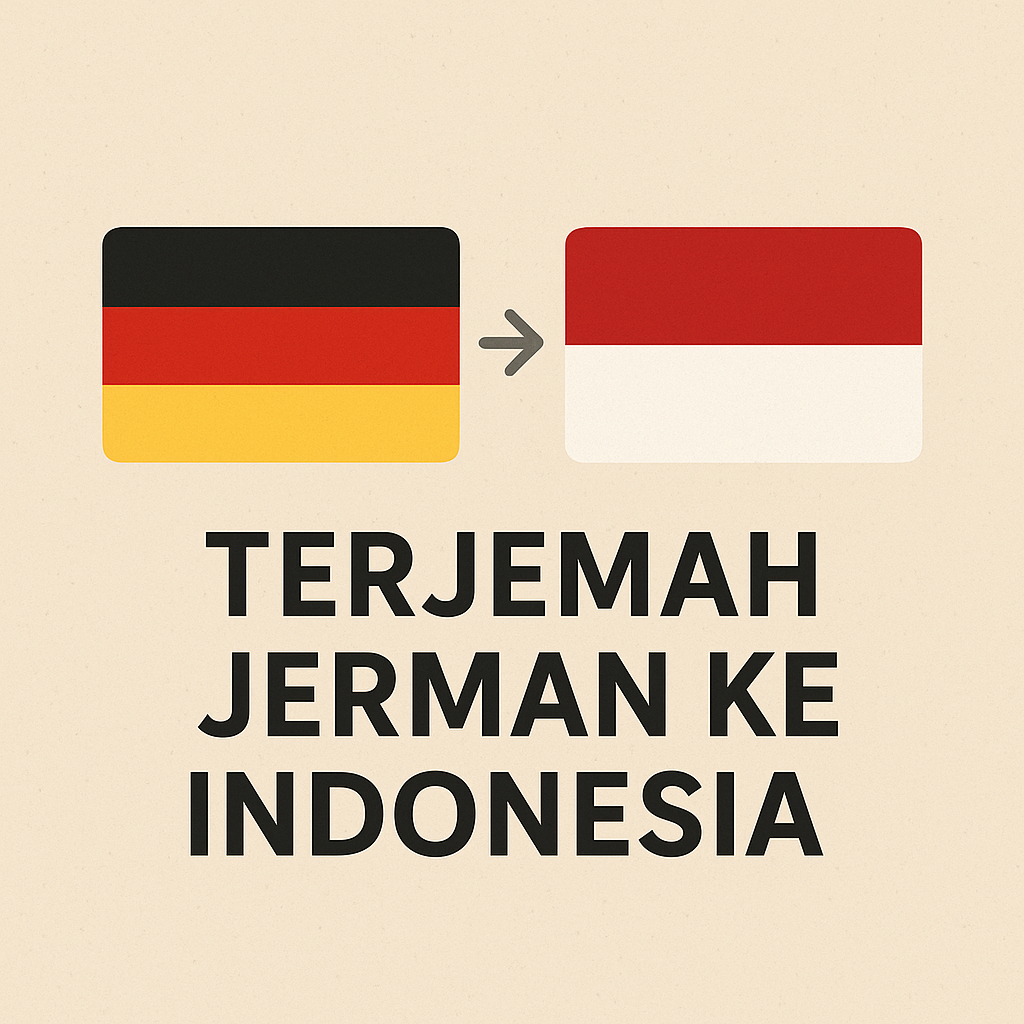 

(PID005) Terjemah Jerman ke Indonesia