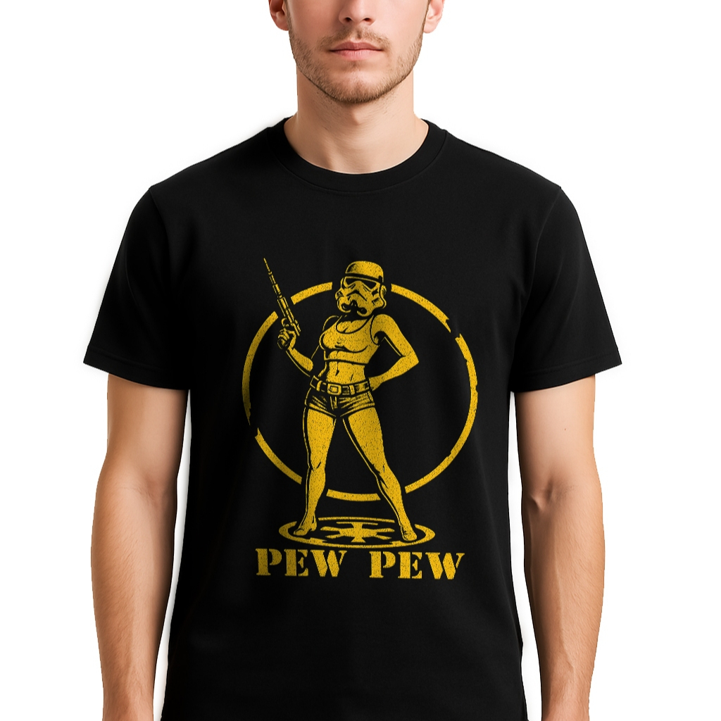 RSA Kaos Tactical Pew Pew Edition - Baju Taktikal Pria Army Combed 24s - TNI Polisi Brimob