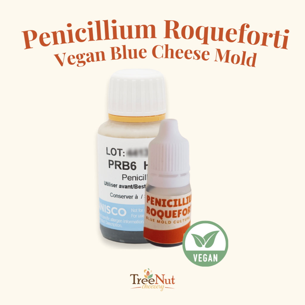 

Penicillium Roqueforti Choozit PRB6 – Kultur Jamur Biru untuk Keju Vegan Biru | TreeNut Cheezery